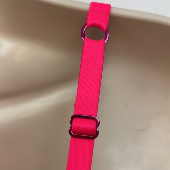 Aerie Smoothez Neon Pink unlined mesh bra NWT s Full Coverage - Picture 12 of 16